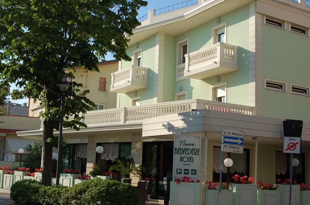רימיני Hotel Nuovo Belvedere מראה חיצוני תמונה